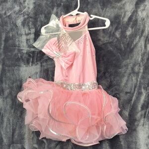 Weissman Pink Sequin Dance Costume